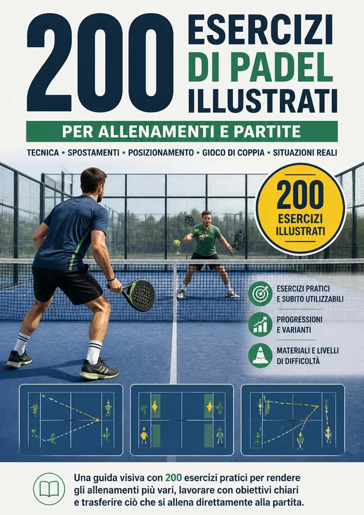 Pagina illustrata della guida di padel 1