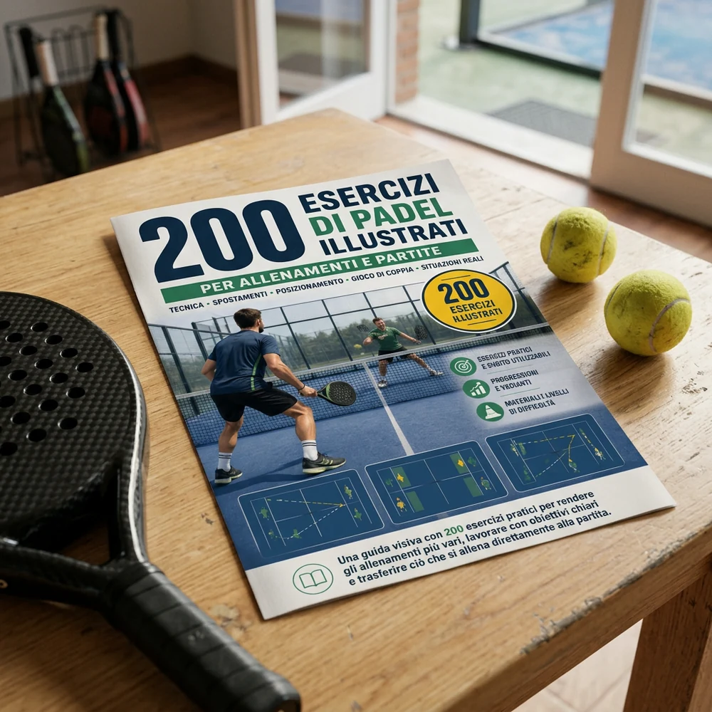 Esempio illustrato della guida di padel